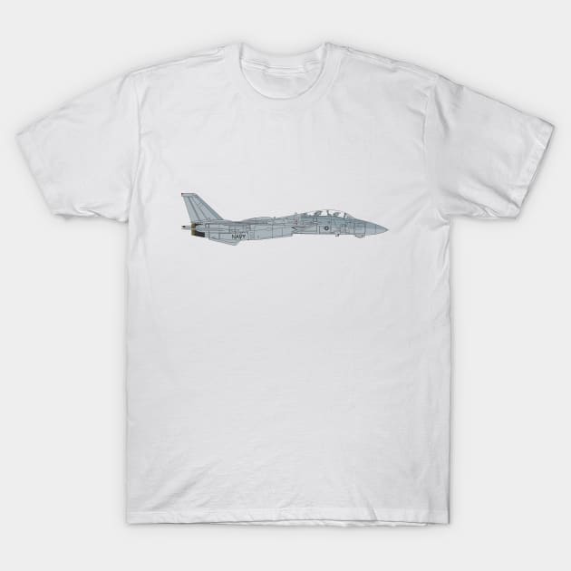 Grumman F-14A Tomcat T-Shirt by rheyes